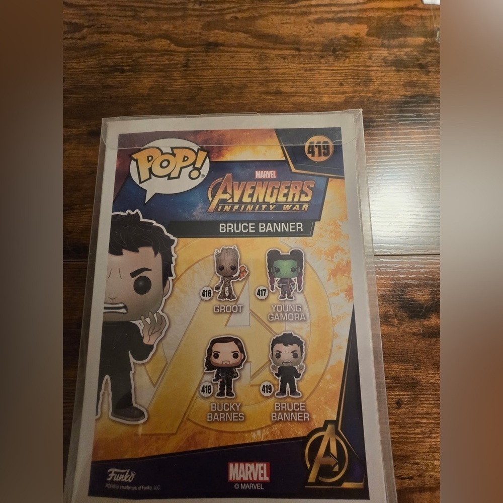Funko Pop! Marvel Avengers Infinity War Bruce Banner #419 Hulk In Protector - Picture 2 of 3